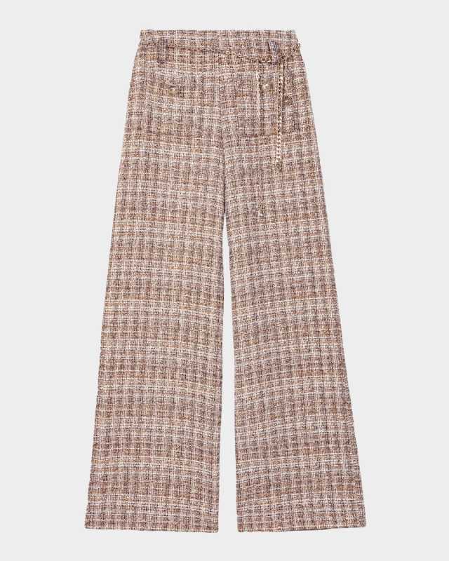 Pilloji Iridescent Tweed Trousers